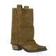 We do Boots cuir velours marron