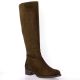 We do Bottes cuir velours marron