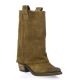 We do Boots cuir velours marron