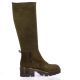 Debutto donna Bottes cuir velours tdm