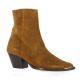 Maroli Boots cuir velours cognac