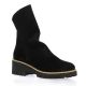 Maroli Boots cuir velours noir