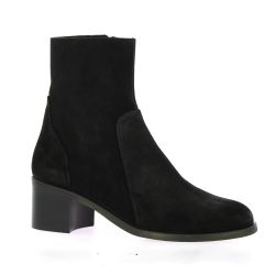 Maroli Boots cuir velours noir