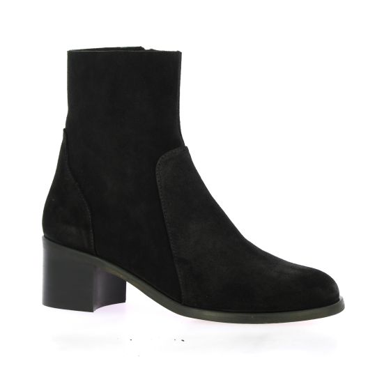 Maroli Boots cuir velours noir