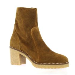 Maroli Boots cuir velours cognac