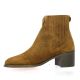 Maroli Boots cuir velours cognac
