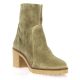 Maroli Boots cuir velours taupe
