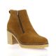 Maroli Boots cuir velours cognac