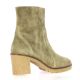 Maroli Boots cuir velours taupe
