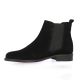 So send Boots cuir velours noir
