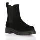 So send Boots cuir velours noir