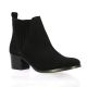 So send Boots cuir velours noir
