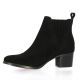 So send Boots cuir velours noir