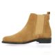 So send Boots cuir velours cognac