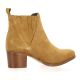 So send Boots cuir velours camel
