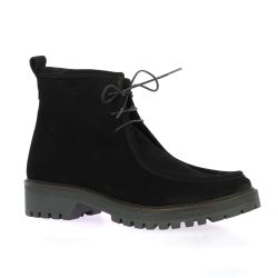 So send Boots cuir velours noir