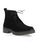 So send Boots cuir velours noir