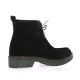 So send Boots cuir velours noir