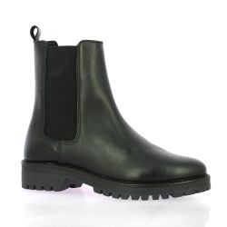 So send Boots cuir velours noir