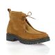 So send Boots cuir velours cognac
