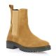 So send Boots cuir velours cognac