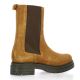 So send Boots cuir velours cognac