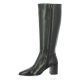 Pao Bottes cuir noir