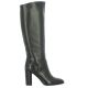 Pao Bottes cuir noir