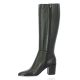 Pao Bottes cuir noir