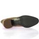 Pao Boots cuir velours taupe