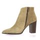 Pao Boots cuir velours taupe