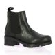 So send Boots cuir noir