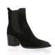 Spaziozero Boots cuir velours noir