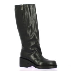Spaziozero Bottes cuir noir