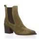 Spaziozero Boots cuir velours taupe