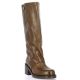 Spaziozero Bottes cuir tabac