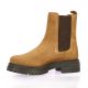 So send Boots cuir velours cognac