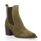 Spaziozero Boots cuir velours taupe