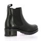 So send Boots cuir noir