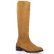 So send Bottes cuir velours camel