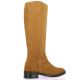 So send Bottes cuir velours camel