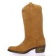 So send Bottes cuir velours cognac