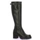 Spaziozero Bottes cuir noir