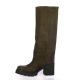Stm Bottes cuir nubuck marron