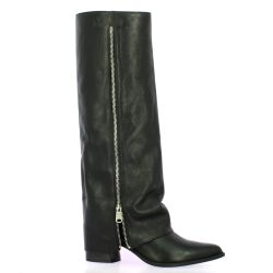 Gianni crasto Bottes cuir noir