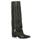 Gianni crasto Bottes cuir noir