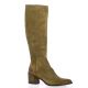 Gianni crasto Bottes cuir velours camel