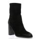 Gianni crasto Boots cuir velours noir