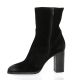Gianni crasto Boots cuir velours noir