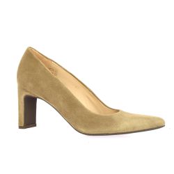 Vidi studio Escarpins cuir velours camel